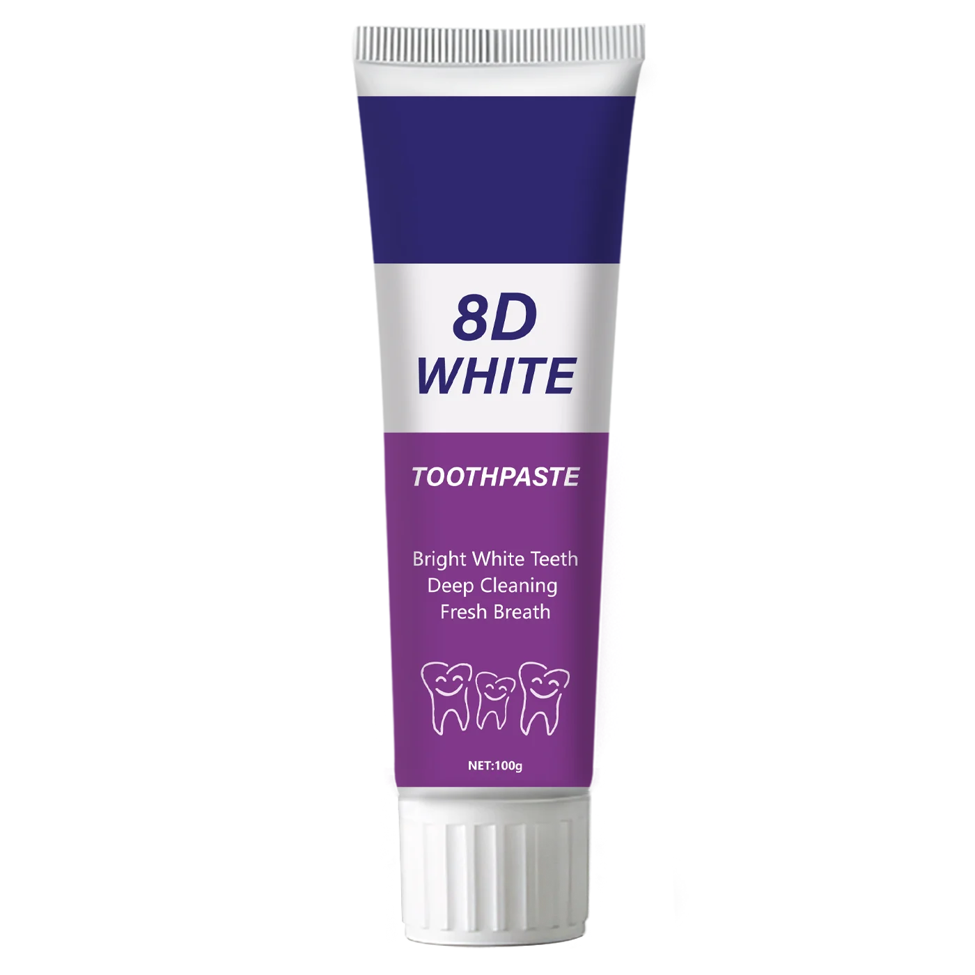 8D Snow Whitening Toothpaste – Deep Clean & Fresh Breath for a Brighter, More Confident Smile