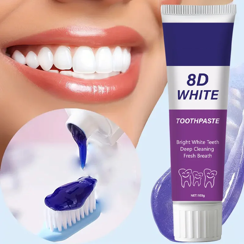 8D Snow Whitening Toothpaste – Deep Clean & Fresh Breath for a Brighter, More Confident Smile