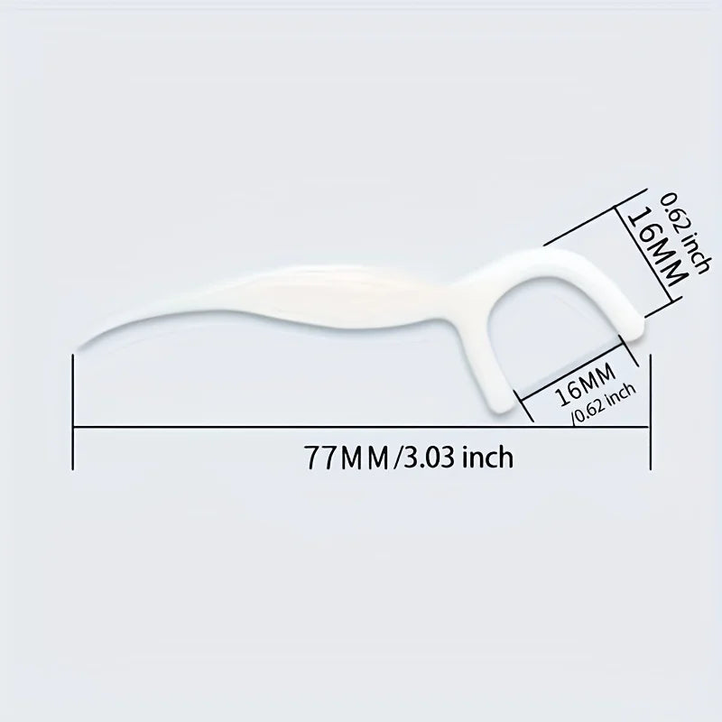 Deep Cleaning Dental Floss Picks – 50 Pack
