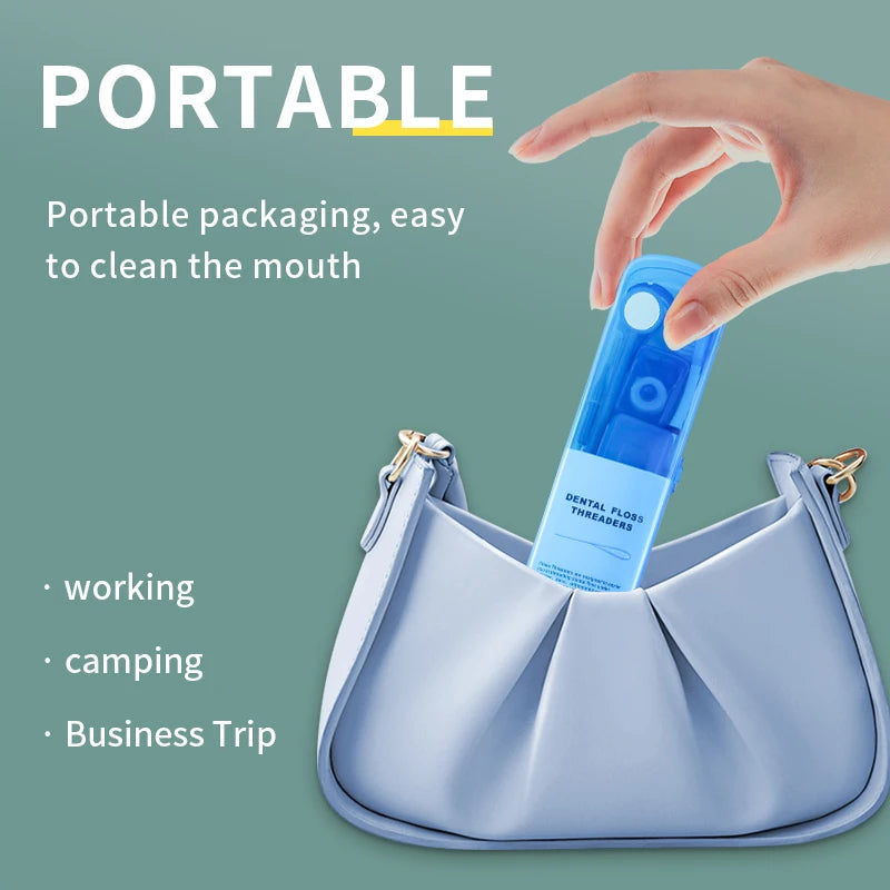 Professional 8-Piece Orthodontic Cleaning Kit – Braces Care Set with Interdental Brushes, Floss Threaders & Wax